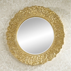 Зеркало 110x110 Deknudt Mirror "Flora Gold" 2724,222